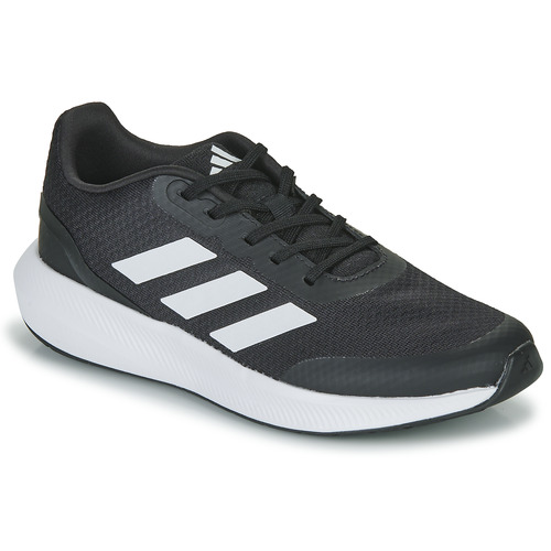 kengät Lapset Matalavartiset tennarit Adidas Sportswear RUNFALCON 3.0 K Musta / Valkoinen