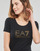 vaatteet Naiset Lyhythihainen t-paita Emporio Armani EA7 8NTT67-TJDQZ Musta / Kulta