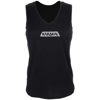 vaatteet Naiset Lyhythihainen t-paita Karakal Pro Tour Musta