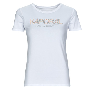 vaatteet Naiset Lyhythihainen t-paita Kaporal JALL ESSENTIEL Valkoinen