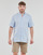 vaatteet Miehet Lyhythihainen paitapusero Timberland SS Mill River Linen Shirt Slim Sininen / Taivaansininen
