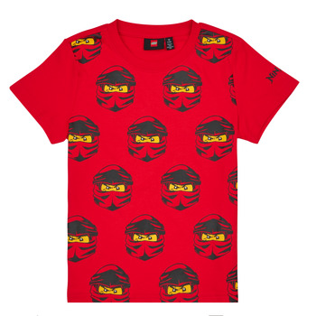 vaatteet Pojat Lyhythihainen t-paita LEGO Wear  LWTAYLOR 611 - T-SHIRT S/S Punainen