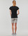vaatteet Naiset Lyhythihainen t-paita New Balance WT23600-BK Musta