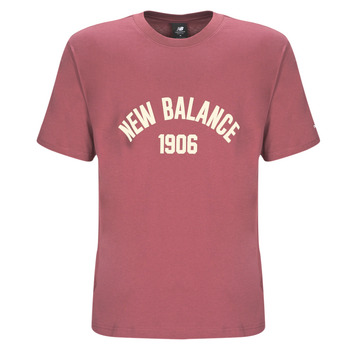 vaatteet Miehet Lyhythihainen t-paita New Balance MT33554-WAD Vaaleanpunainen