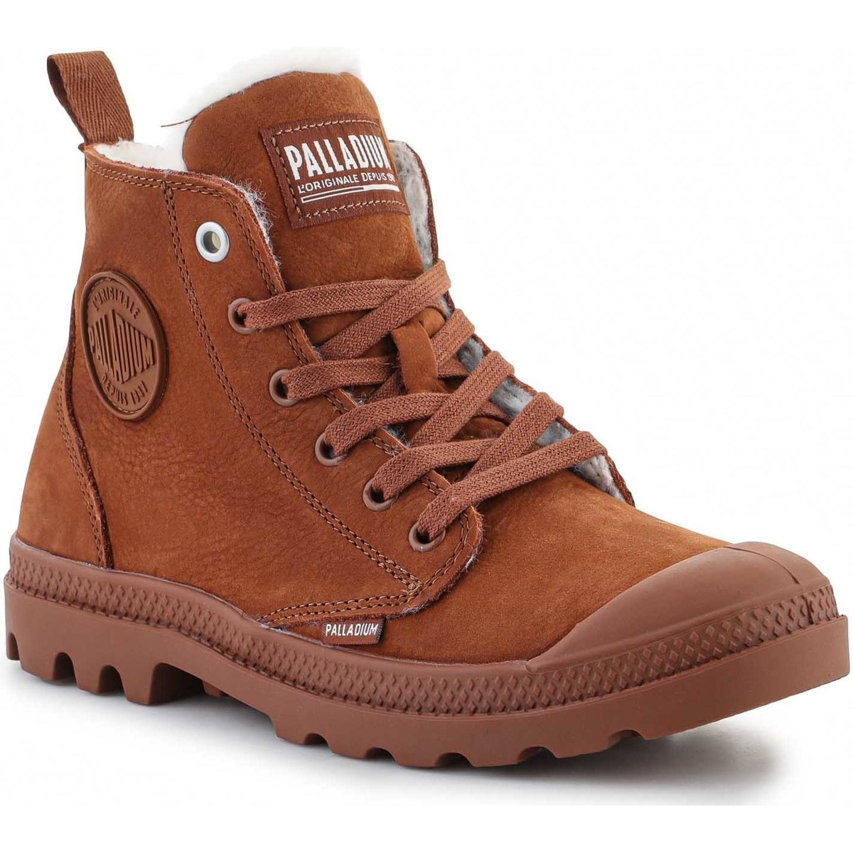 kengät Naiset Bootsit Palladium PAMPA HI ZIP WL 95982-200-M Ruskea