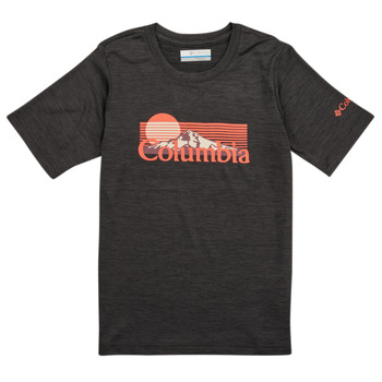 vaatteet Pojat Lyhythihainen t-paita Columbia Mount Echo Short Sleeve Graphic Shirt Harmaa