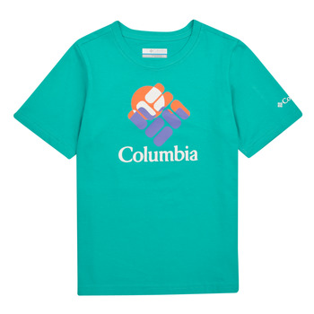 vaatteet Lapset Lyhythihainen t-paita Columbia Valley Creek Short Sleeve Graphic Shirt Sininen
