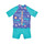 vaatteet Pojat Uima-asut / Uimashortsit Columbia Sandy Shores Sunguard Suit Violetti / Sininen