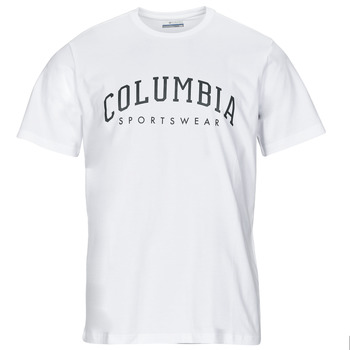 vaatteet Miehet Lyhythihainen t-paita Columbia Rockaway River Graphic SS Tee Valkoinen