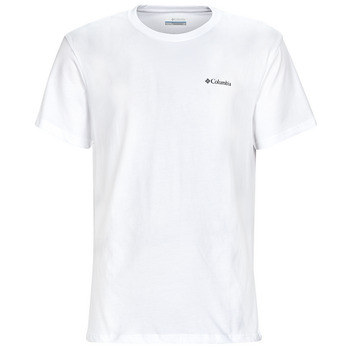 vaatteet Miehet Lyhythihainen t-paita Columbia CSC Basic Logo Short Sleeve Valkoinen