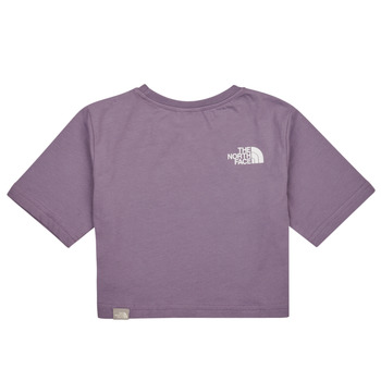The North Face Girls S/S Crop Simple Dome Tee Violetti