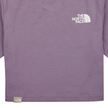 The North Face Girls S/S Crop Simple Dome Tee Violetti