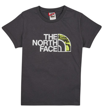 vaatteet Pojat Lyhythihainen t-paita The North Face Boys S/S Easy Tee Musta