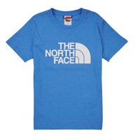 vaatteet Pojat Lyhythihainen t-paita The North Face Boys S/S Easy Tee Sininen