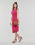 vaatteet Naiset Lyhyt mekko Lauren Ralph Lauren JILFINA-SLEEVELESS-DAY DRESS Vaaleanpunainen