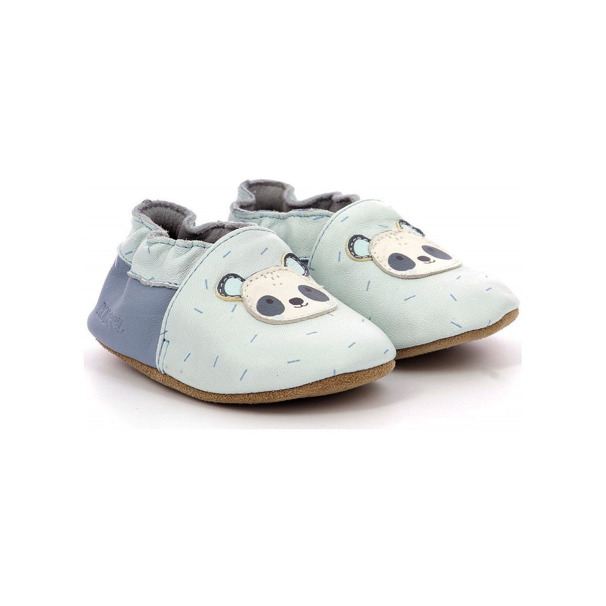 kengät Pojat Vauvan tossut Robeez Panda Master Sininen