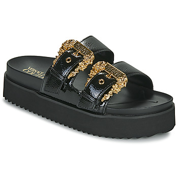 kengät Naiset Sandaalit Versace Jeans Couture 74VA3SM1 Musta / Kulta