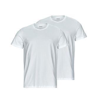 vaatteet Miehet Lyhythihainen t-paita BOSS TShirtRN 2P Comfort Valkoinen