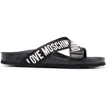 kengät Naiset Sandaalit Love Moschino  Musta
