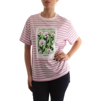 vaatteet Naiset Lyhythihainen t-paita Emme Marella ATZECO Vaaleanpunainen