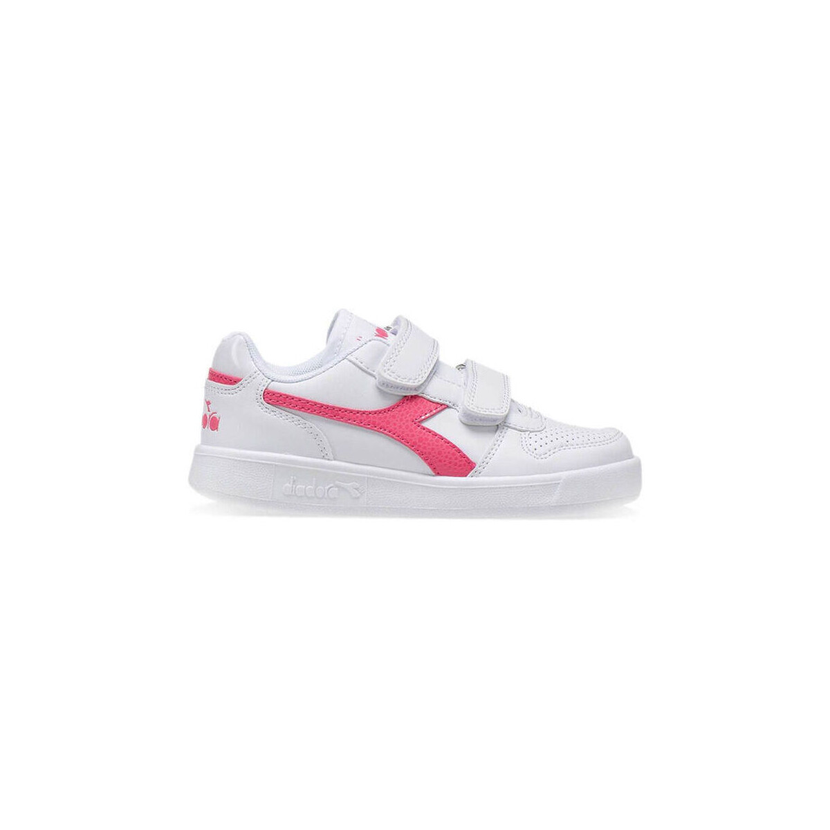 kengät Lapset Tennarit Diadora PLAYGROUND PS GIRL C2322 White/Hot pink Vaaleanpunainen