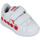 kengät Lapset Tennarit Diadora 101.176276 01 C0823 White/Ferrari Red Italy Punainen