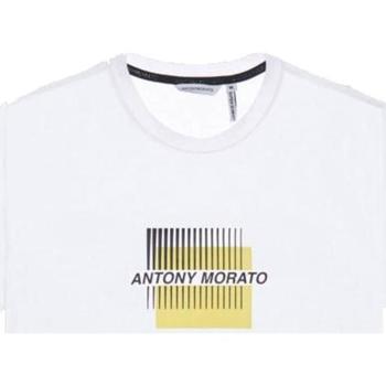 vaatteet Miehet Lyhythihainen t-paita Antony Morato  Valkoinen