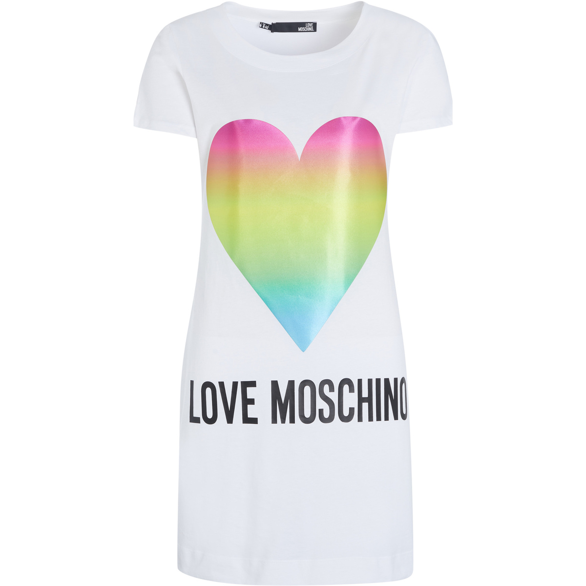 vaatteet Naiset Mekot Love Moschino W592914M3876 Valkoinen