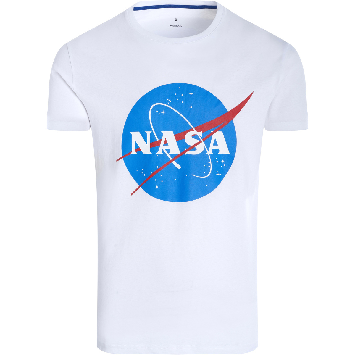 vaatteet Miehet Lyhythihainen t-paita Nasa NASA49T Valkoinen