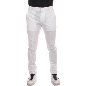 vaatteet Miehet Slim-farkut Dondup UP235 GSE046 Valkoinen
