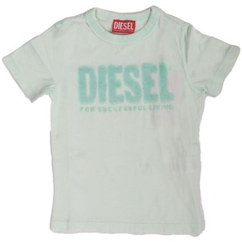 vaatteet Pojat Lyhythihainen t-paita Diesel J01130 Vihreä