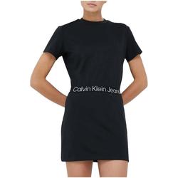 vaatteet Naiset Mekot Calvin Klein Jeans  Musta