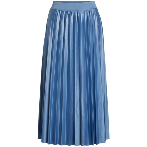 vaatteet Naiset Hame Vila Noos Skirt Nitban - Federal Blue Sininen