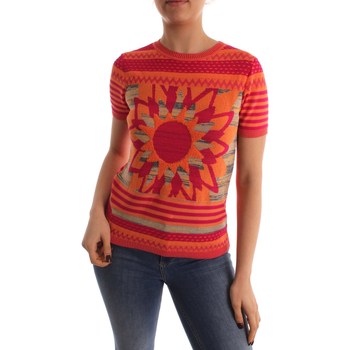 vaatteet Naiset Lyhythihainen t-paita Desigual 23SWTKAD Oranssi