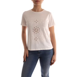 vaatteet Naiset Lyhythihainen t-paita Iblues JOSEF Valkoinen