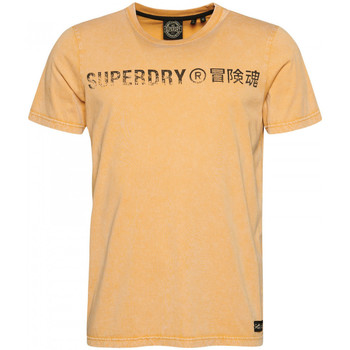 vaatteet Miehet T-paidat & Poolot Superdry Vintage corp logo Beige