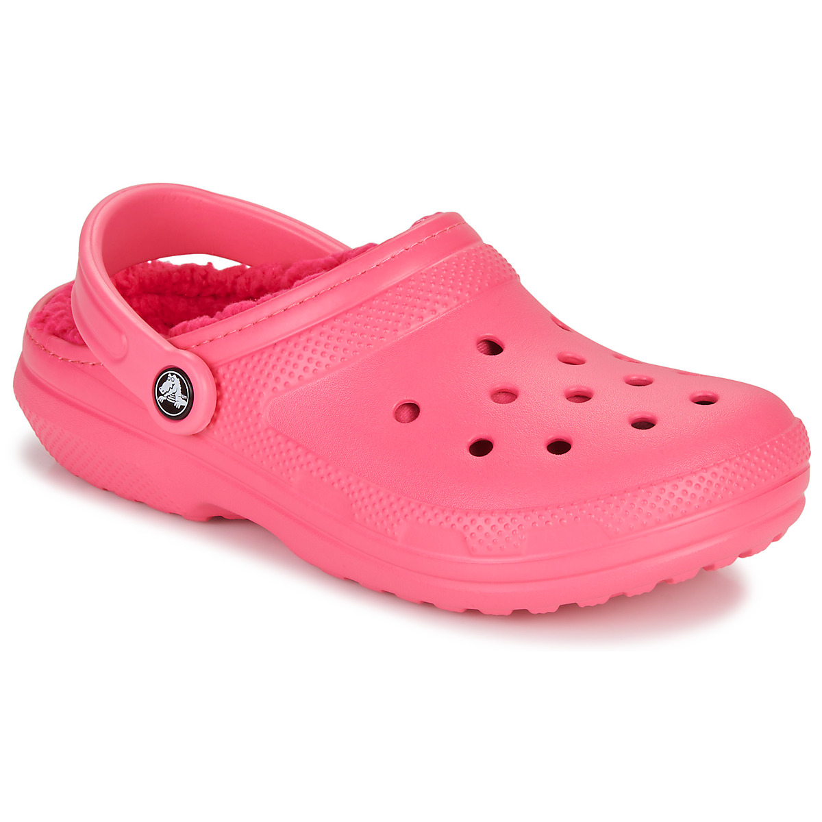 kengät Naiset Puukengät Crocs Classic Lined Clog Sinivihreä / Vaaleanpunainen