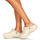 kengät Naiset Puukengät Crocs Classic Platform Lined Clog W Beige