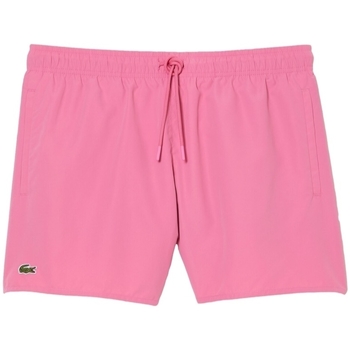 vaatteet Miehet Shortsit / Bermuda-shortsit Lacoste Quick Dry Swim Shorts - Rose Vert Vaaleanpunainen