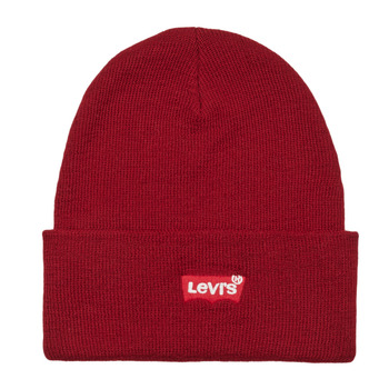 Levi's RED BATWING EMBROIDERED SLOUCHY BEANIE Viininpunainen