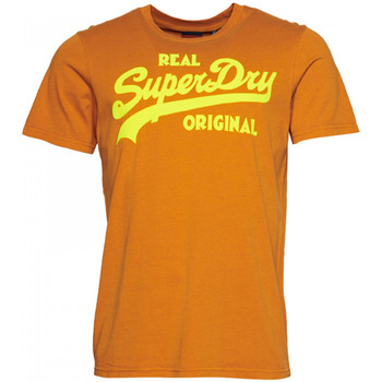 vaatteet Miehet T-paidat & Poolot Superdry Vintage vl neon Ruskea