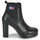 kengät Naiset Nilkkurit Tommy Jeans Essentials High Heel Boot Musta