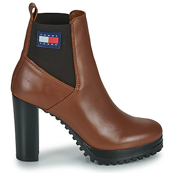 Tommy Jeans Essentials High Heel Boot Ruskea
