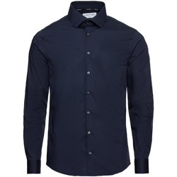 vaatteet Miehet Pitkähihainen paitapusero Calvin Klein Jeans K10K108229 Sininen