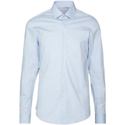 vaatteet Miehet Pitkähihainen paitapusero Calvin Klein Jeans K10K108229 Sininen
