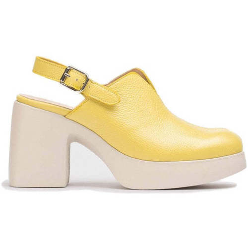 kengät Naiset Tossut Wonders H-4931 Keltainen
