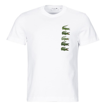 vaatteet Miehet Lyhythihainen t-paita Lacoste TH3563-001 Valkoinen