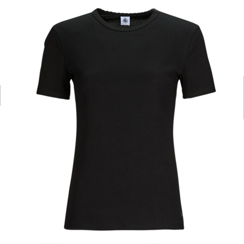 vaatteet Naiset Lyhythihainen t-paita Petit Bateau MC POINTE COCOTTE Musta