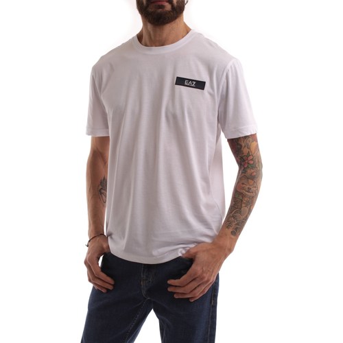 vaatteet Miehet Lyhythihainen t-paita Emporio Armani EA7 3RPT29 Valkoinen