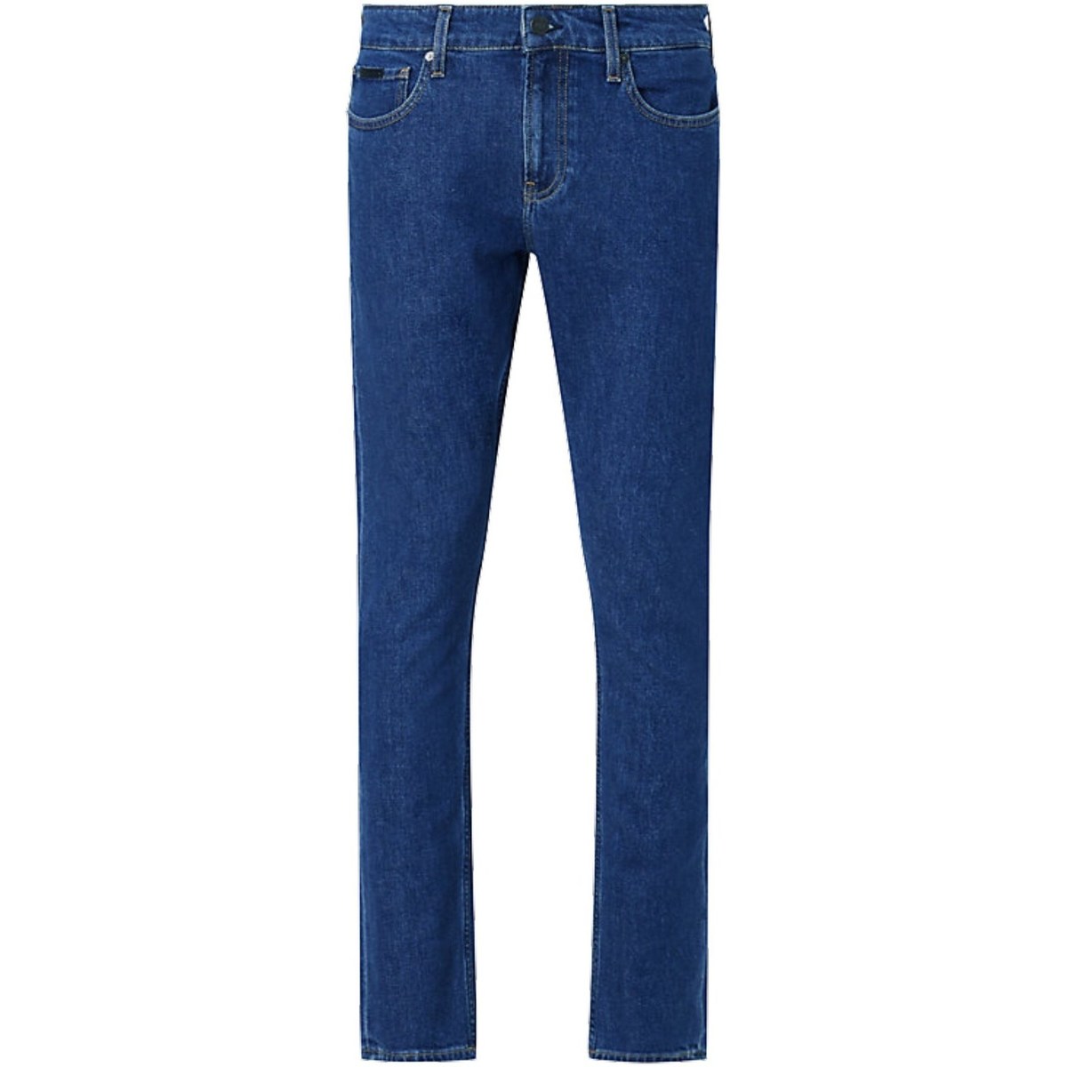 vaatteet Miehet Slim-farkut Calvin Klein Jeans K10K110708 Sininen